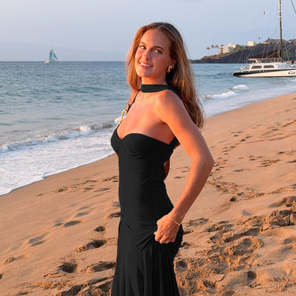 Vacation Beach Tube Top Women's Dress