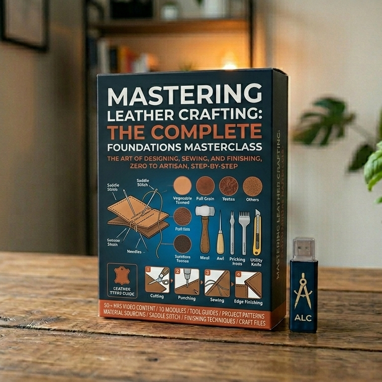 🌏📘Digital Book Bundle - Leathercraft Mastery🔒