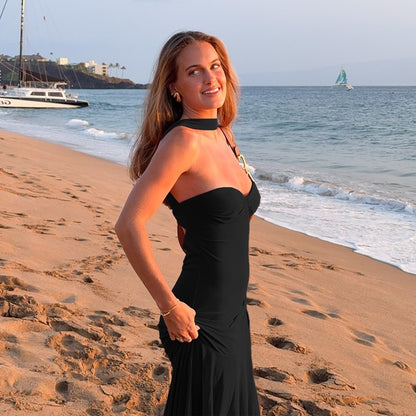 Vacation Beach Tube Top Women's Dress